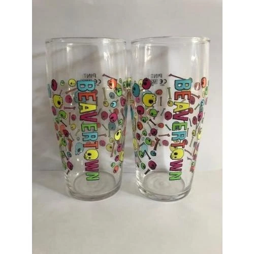 Détail de Verres à bière Beavertown, 255 ml, lot de 2