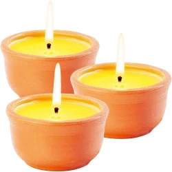 Bougies anti-insectes Infactory, 3 pièces efficaces