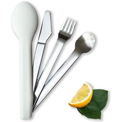 Uba Couverts Ustensiles Régime Bariatrique Étui Silicone