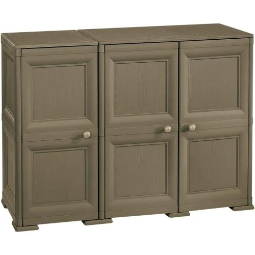 Armoire Tontarelli Marron, rangement pratique, design élégant - Vue principale