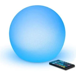 MR.GO Lampe Boule LED RGB, Changement Couleurs, Télécommande