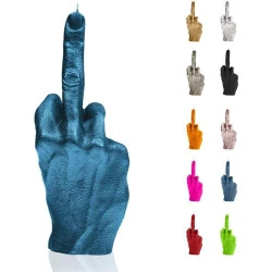 Bougie doigt du milieu, déco gothique, gadget amusant