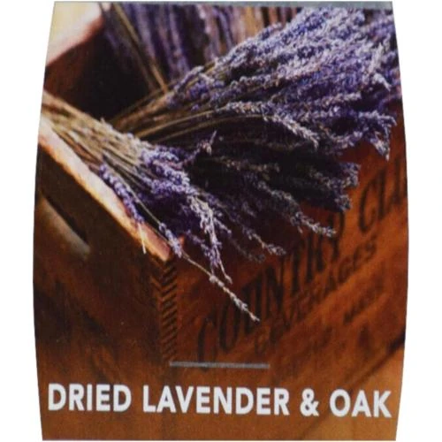 Détail de Bougie parfumée Yankee Candle, lavande, chêne, ambiance relaxante