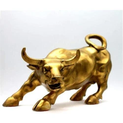 Lizipai Statue Taureau Feng Shui Laiton Chance Richesse