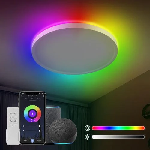 Anten Plafonnier LED 24W RGB, Température Réglable 3000-6500K - Vue principale