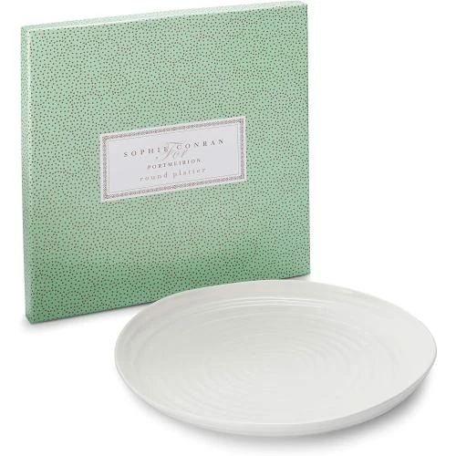 Détail de Plateau Rond Blanc Sophie Conran Portmeirion, Élégance