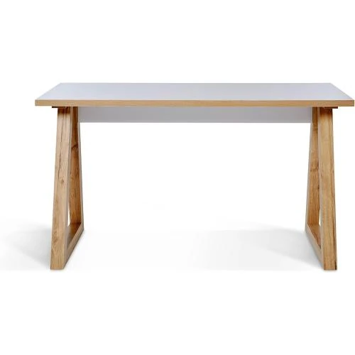 Détail de Bureau Rectangulaire Movian, Écriture, Blanc, Design Moderne