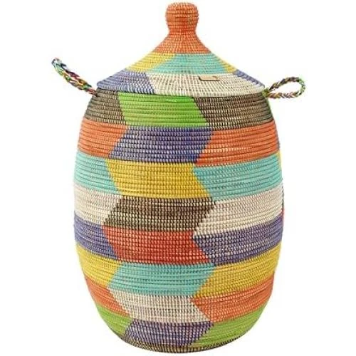 Panier à Linge Ubuntu 110L Avec Couvercle - Rangement Pratique - Vue principale