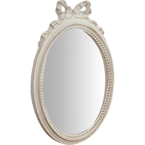 Zoom sur Miroir Mural Salle de Bain Biscottini, Décoration Shabby