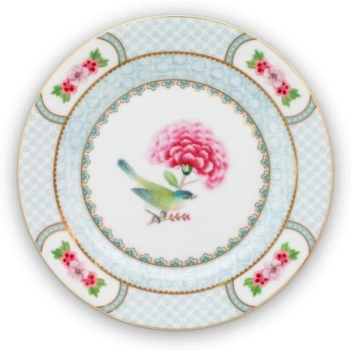 Pip Studio Assiette Pâtisserie Blanch Birds, Élégante - Vue principale