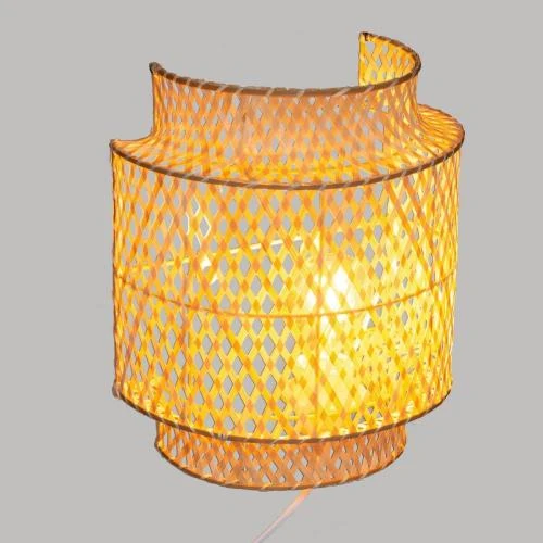 Zoom sur Applique murale Liby, bambou, design moderne, Atmosphera