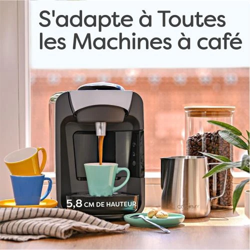 Détail de Tasses à Café Expresso en Céramique Multicolore, Lot 6