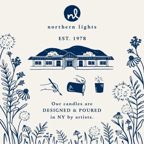 Détail de Bougies Northern Lights, Lot 6 cônes, Blanc pur