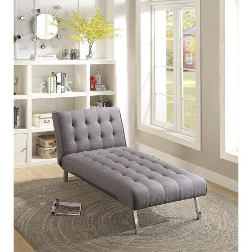 Détail de Chaise Longue Relaxation Atlantic Home Collection, Gris