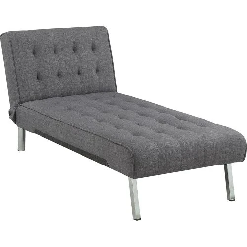 Chaise Longue Relaxation Atlantic Home Collection, Gris - Vue principale