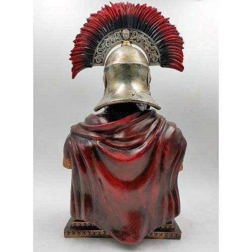 Zoom sur Looyar Statue Résine Guerrier Empire Romain Centurion