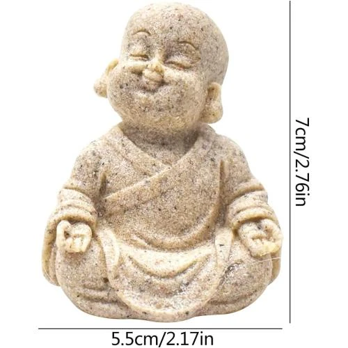 Détail de Statue Maitreya, Figurine Feng Shui, Ornements Bouddha