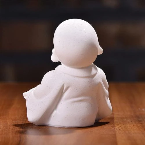 Zoom sur Statue Maitreya, Figurine Feng Shui, Ornements Bouddha
