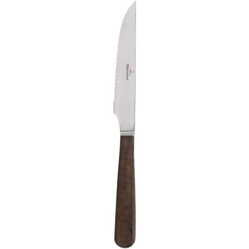 Couteaux steak, pizza Villeroy Boch, acier inoxydable, noyer - Vue principale