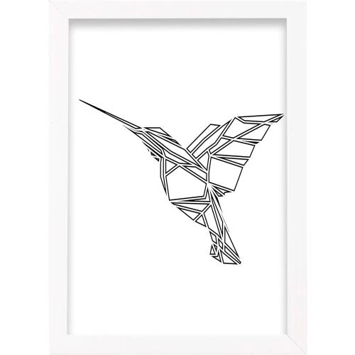Cadre photo postergaleria Blanc Bois Plexiglas 8 couleurs - Vue principale