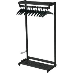 Quartet Tringle à Vêtements, Étagères 91.5 cm, Noir