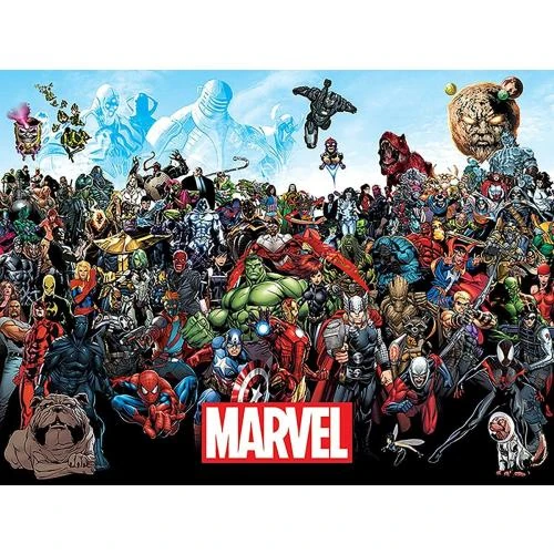 Toile Imprimée Marvel Comics Multicolore, Décoration Murale - Vue principale