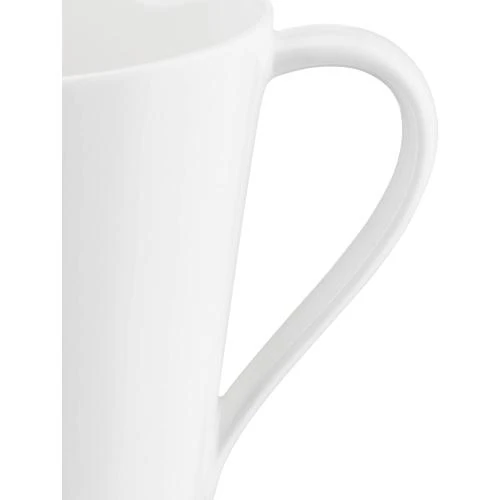 Zoom sur Mug Coeur Design Alessi, Bone China, Blanc