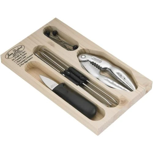 LAGUIOLE Set Fruits de Mer Noir, 14 Pièces Élégantes - Vue principale