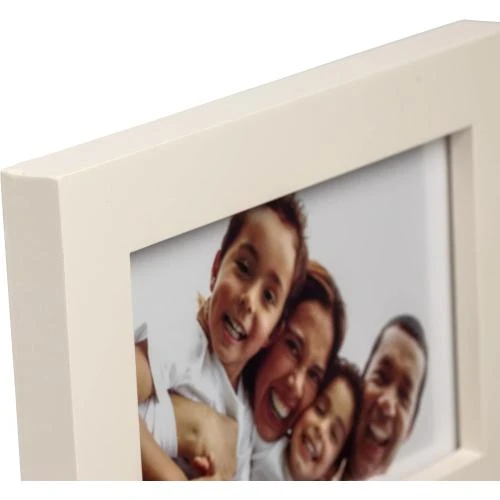 Zoom sur Cadre photo plexiglas, plusieurs ouvertures, blanc