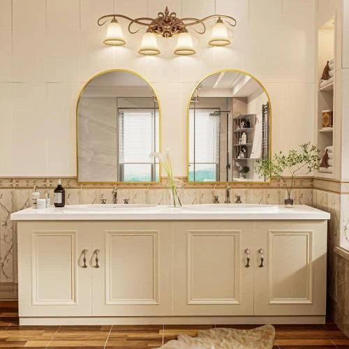 Détail de Miroir Arqué Fixelat, Design Élégant, Décoration Intérieure