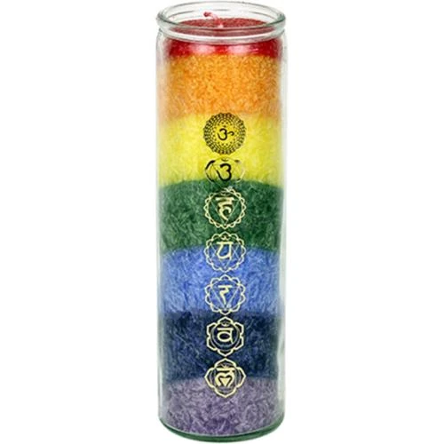 Détail de Bougie stearine 100 heures, 7 chakras, Something Different