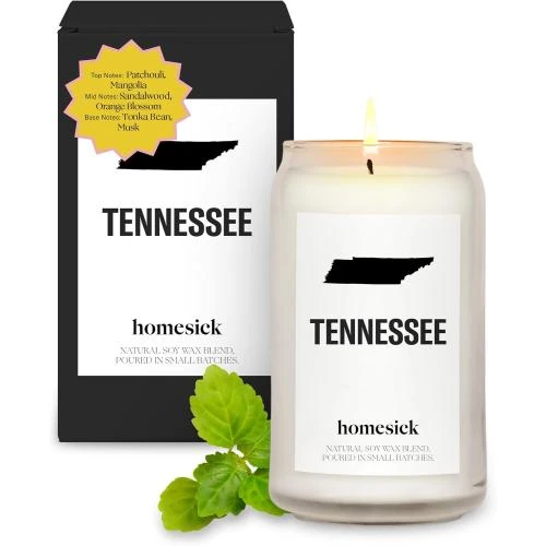 Bougie parfumée Homesick Tennessee, senteurs whisky, bergamote - Vue principale