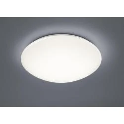 Plafonnier Blanc Plastique 18W, Design Moderne, Écoénergétique en situation