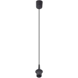 Brilliant Cable Électrifié Suspension E27 60W Noir
