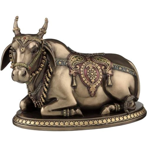 Statue Nandi Gardien Shiva Parvati, Veronese Design - Vue principale