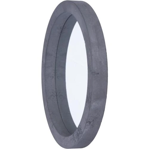 Détail de Miroirs Ronds Bois Gris Lot de 3, Décoration Moderne