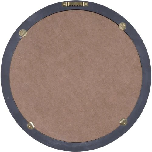 Zoom sur Miroirs Ronds Bois Gris Lot de 3, Décoration Moderne