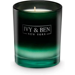 Bougie parfumée luxe IVY et BEN, cire soja, cadeau