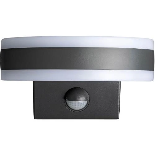 Zoom sur Luminaire Extérieur LED Anthracite, Détecteur de Mouvement 20W