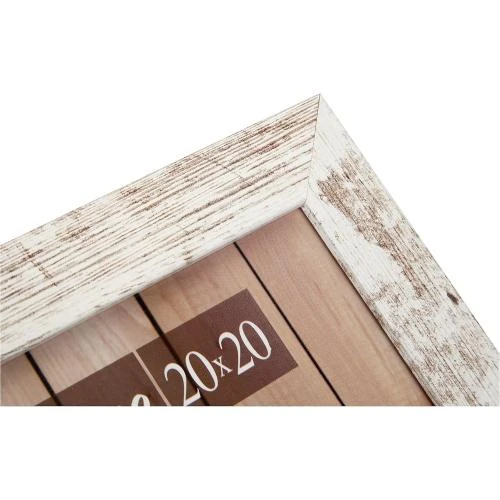 Zoom sur Cadre Photo Bois Chabby Chic Blanc ZEP Nelson