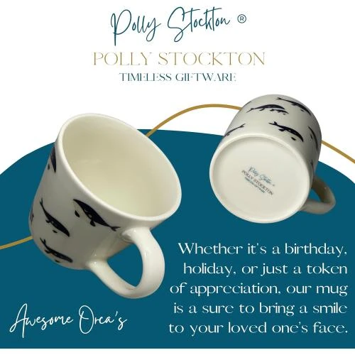 Zoom sur Tasse à Café Orque Polly Stockton, Nouvelle Porcelaine