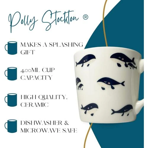 Détail de Tasse à Café Orque Polly Stockton, Nouvelle Porcelaine