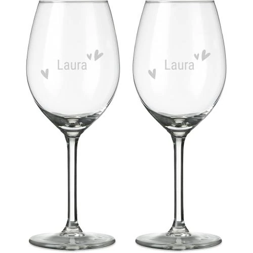Verre à Vin Blanc Personnalisable, Gravé, Designs Variés - Vue principale