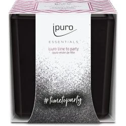 Bougie parfumée décorative ipuro, notes caramélisées, fruitées