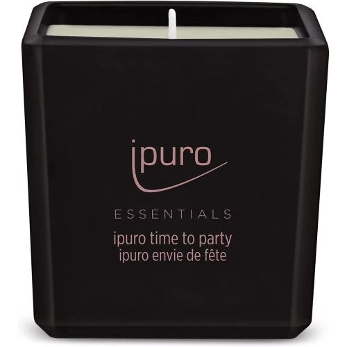 Détail de Bougie parfumée décorative ipuro, notes caramélisées, fruitées