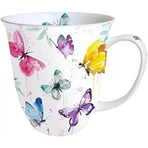 Tasse Ambiente 0,4 l Collection Papillon Blanc - Vue principale