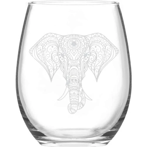 Verre à vin éléphant Joymaking, sans pied, 425,2 g - Vue principale