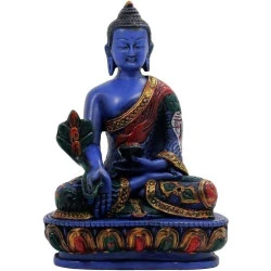 Healing Lama Bouddha Sculpture Multicolore, Paix, Relaxation