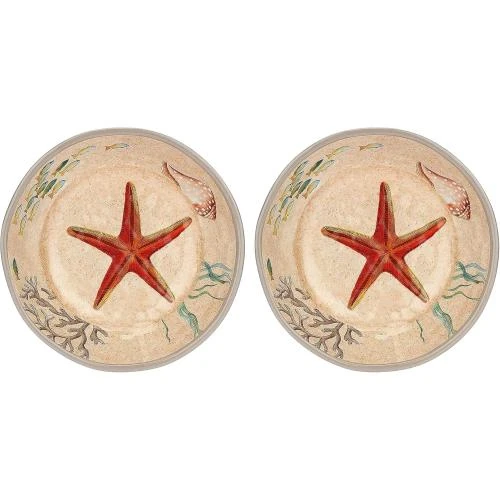 Zoom sur Assiettes creuses Thun, lot de 2, mélamine, cadeau