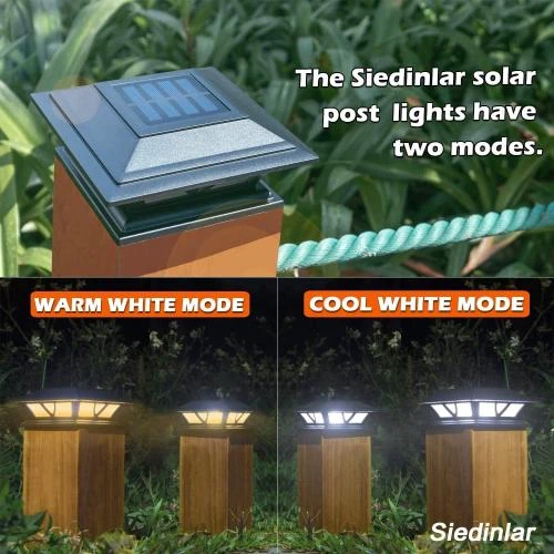 Détail de Lampe Siedinlar Extérieure Solaire LED, 2 Modes, Jardin